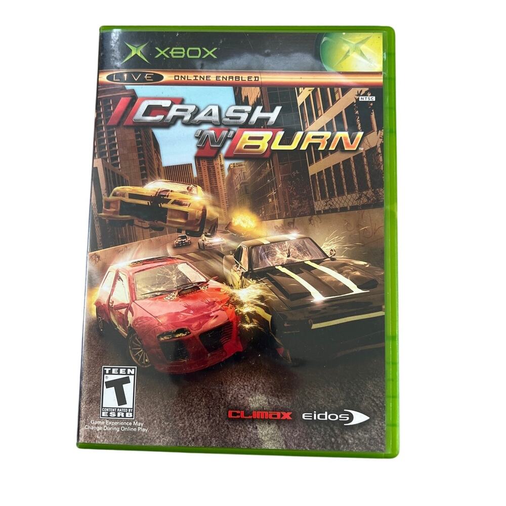 Crash and Burn Microsoft XBOX (2004) Complete in Box